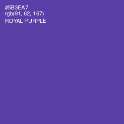 #5B3EA7 - Royal Purple Color Image